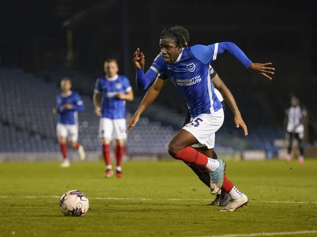 Koby Mottoh is waiting to learn whether he has a Pompey future. Picture: Jason Brown/ProSportsImages
