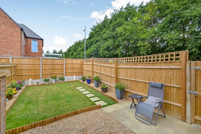 This three bedroom property is on the market at a guide price of £415,000. It is listed by Town and Country.
