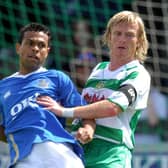 Geovanni played in Pompey's pre-season friendly against Yeovil in 2007