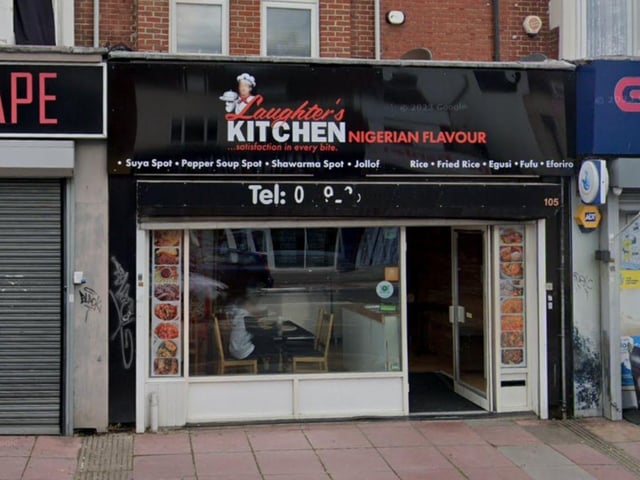 Laughter's Kitchen at 105 London Road, Portsmouth was rated 5 on March 13.