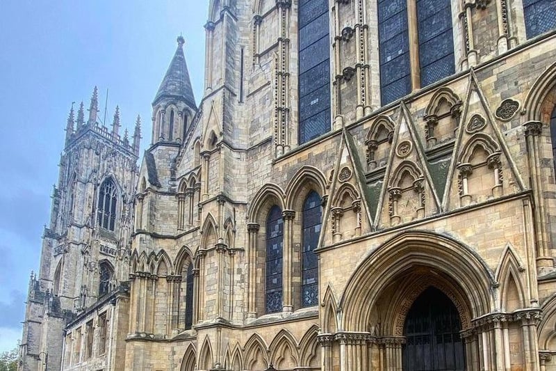 York Minster was 13th on the list with 17% saying it was their favourite.