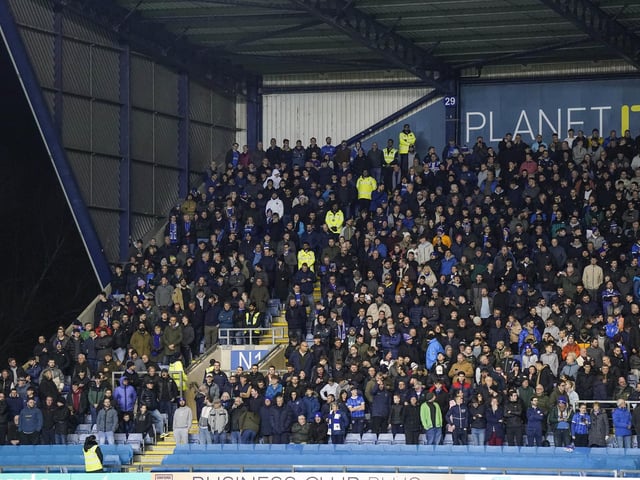 Pompey 1,485 travelling fans were in full voice in their third away game on the spin at Oxford last night.