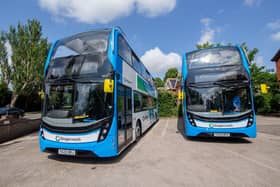 Stagecoach unveils £5.3 investment in brand new low-emission buses on the South Coast at The Brookfield Hotel, Emsworth on Thursday 22nd June 2023 
Picture: Habibur Rahman