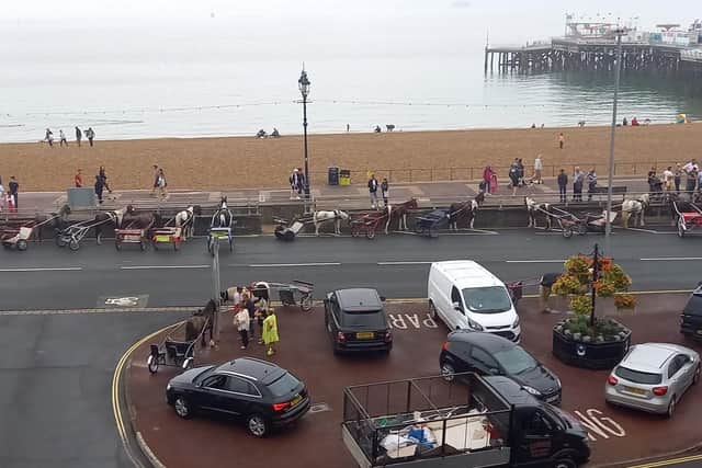 The horses at Southsea seafront