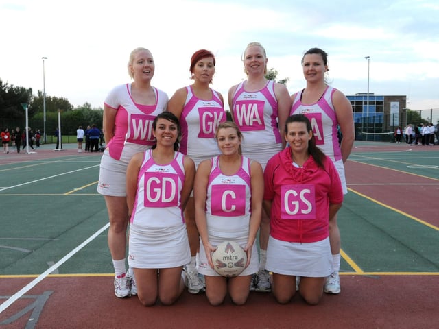 Pictured in 2010 - back row, left to right: Amie Gibbs, Abbie Buckland, Heulwen Retallic and Leanne Channon. Front row, left to right: Robyn Tourino, Maria Dawson and Ashleigh Taylor (21)