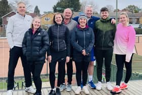 Lee 2 v Avenue 2 - Mixed Division 2: Martin Doyle, Patsy Scarborough, Gill Wallis, Les Ainley, Helen Watson, Andy Gilliatt, Rowan Smithson and Emma Boucher