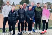 Lee 2 v Avenue 2 - Mixed Division 2: Martin Doyle, Patsy Scarborough, Gill Wallis, Les Ainley, Helen Watson, Andy Gilliatt, Rowan Smithson and Emma Boucher