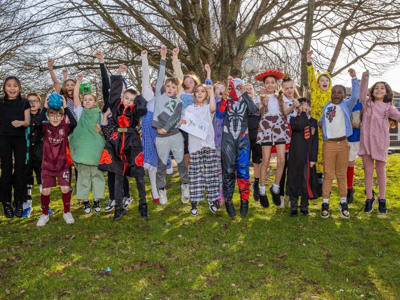 Children & staff from Stamshaw Junior School dressed up for World Book Day on Thursday.Pictured - Pupils dressed up for World Book DayPhotos by Alex Shute