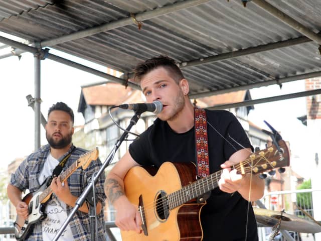 Shoot The Duke, from left: Neil Cripps and Tom Bryan, in Castle Road, 2018