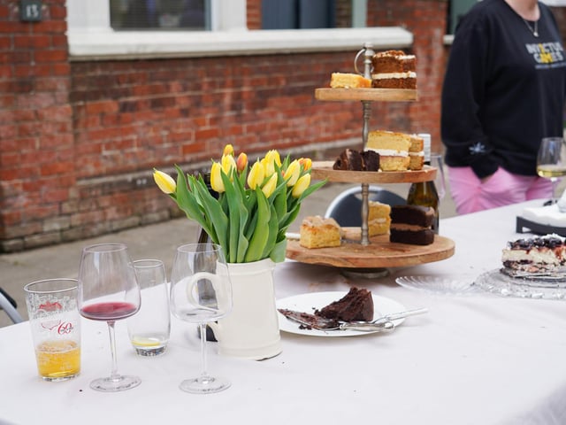 Delicious cakes on St Edwards Road street party. Picture: Alec Chapman