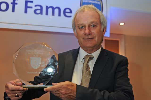 Norman Piper was inducted into Pompey's Hall of Fame in February 2012. Picture: Sarah Standing