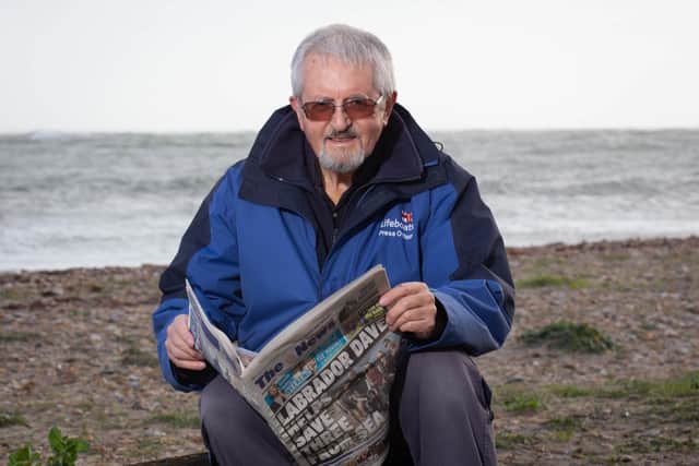 Alan Bartlett at Hayling Island Lifeboat station 

Picture: Habibur Rahman