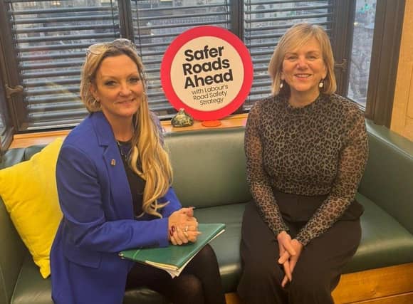 Amanda Martin MP with the Roads Minister Lilian Greenwood