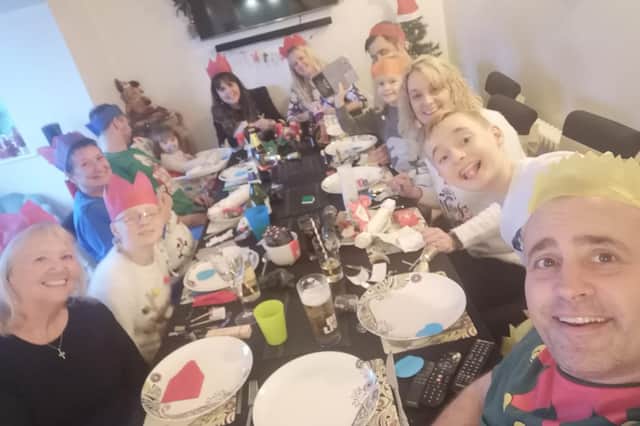 The Gibbs' family Christmas, 2021.