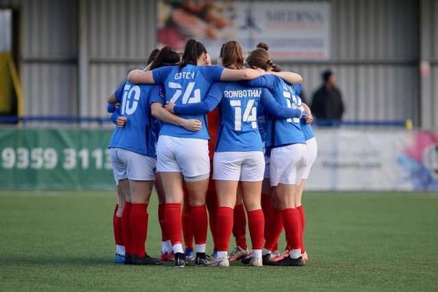 Pompey Women have been deducted three points by the FA for fielding an ineligible player in their Women's National League Southern Premier Division meeting with Hounslow at Westleigh Park on October 24. Picture: Kieron Louloudis