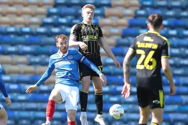 Skipper Tom Naylor is among 10 Pompey players out of contract this summer. Picture: Joe Pepler