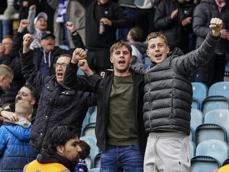 4,019 Pompey fans enjoyed the Blues' 1-0 win at Peterborough