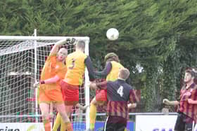Matt Shortt (orange) has made a big impact since joining Fleetlands in the close season.