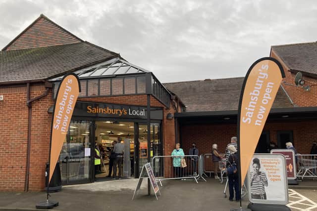 Sainsbury's Local opens in Winchester Road, Bishop's Waltham 