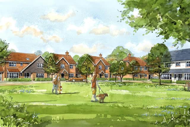 Artist\'s impression of the proposed Burridge development