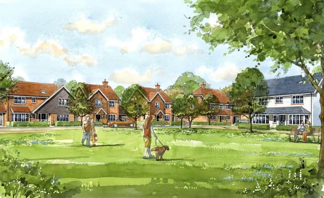 Artist\'s impression of the proposed Burridge development