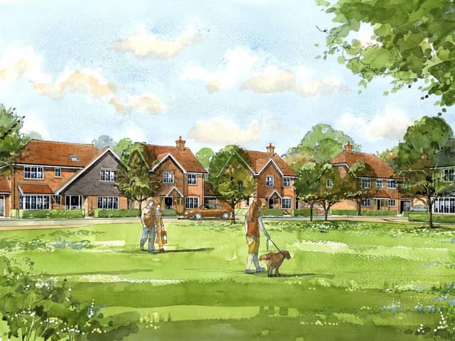 Artist\'s impression of the proposed Burridge development