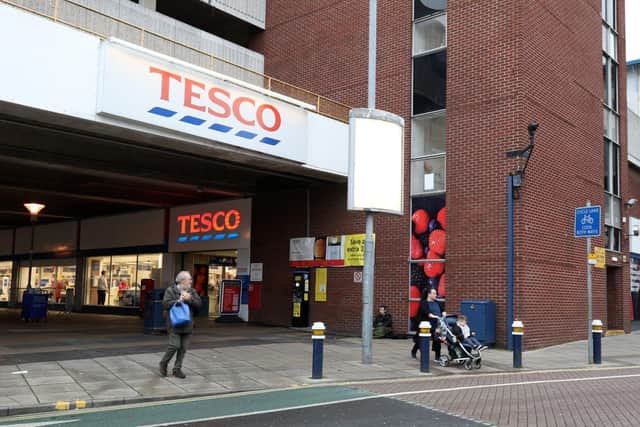 Tesco in Crasswell Street, Portsmouth
Picture: Chris Moorhouse (161220-43)