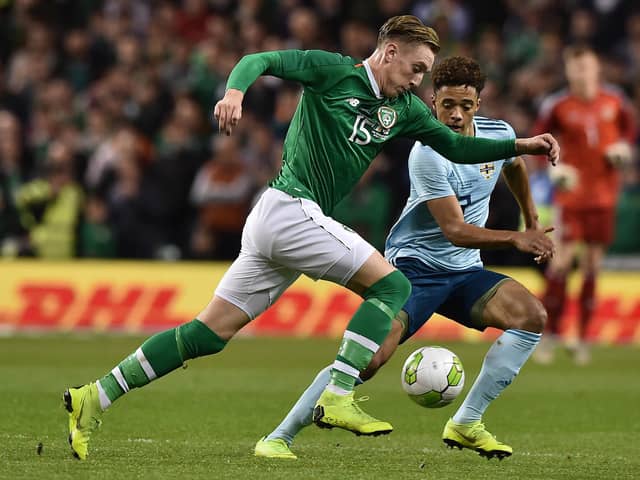 Ronan Curtis made his Republic of Ireland international debut against Northern Ireland in November 2018.  Picture: Charles McQuillan/Getty Images