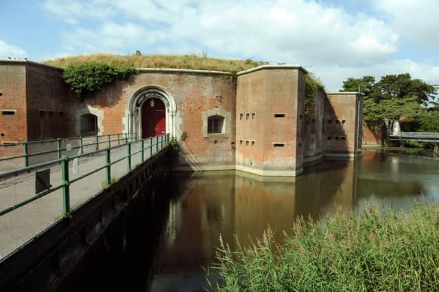 The moat around Fort Brockhurst is just one of the areas where fish have been dying.

Picture: Paul Jacobs (142641-3)
