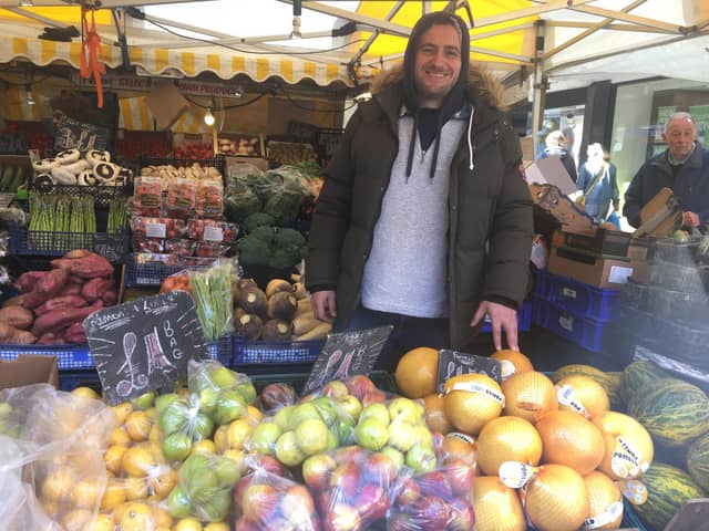 Trader James Warren. Picture: Fiona Callingham