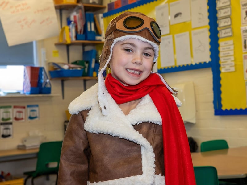 Children & staff from Meon Infant and Junior School dressed up for World Book Day.  Pictured - Pupils dressed up for World Book Day  Photos by Alex Shute