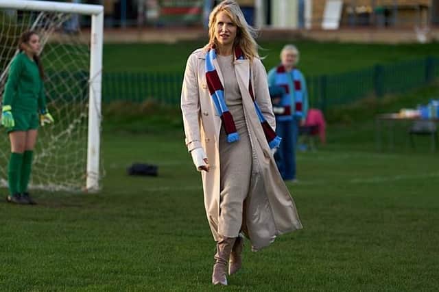 Lucy Punch stars in the new sitcom Amandaland on BBC1 (Picture: BBC/Merman/Natalie Seery)