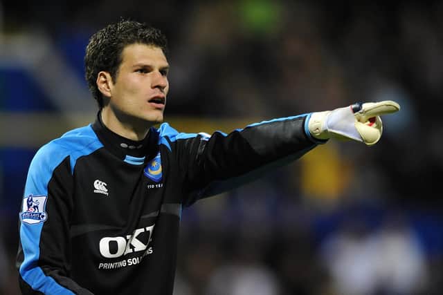Asmir Begovic made 17 appearances for Pompey before joining Stoke in controversial circumstances in February 2010. Picture: Tony Marshall