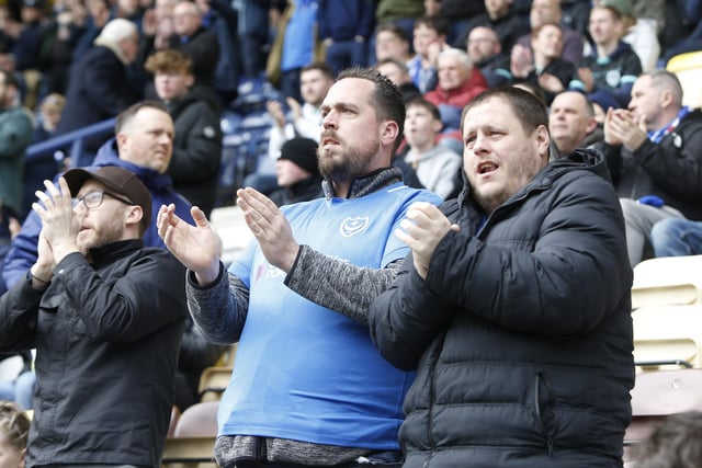 Pompey fans have just four more away days between now and the end of the season.