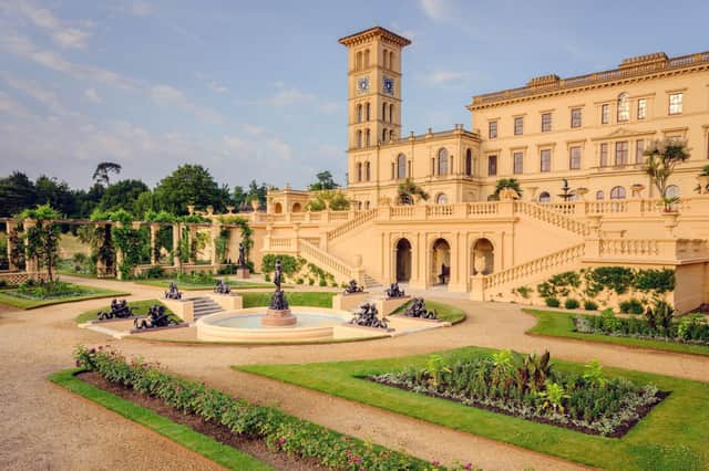Rick will have a stunning view of Osborne House when he cycles to work. Pic: Jim Holden/English Heritage/PA Wire