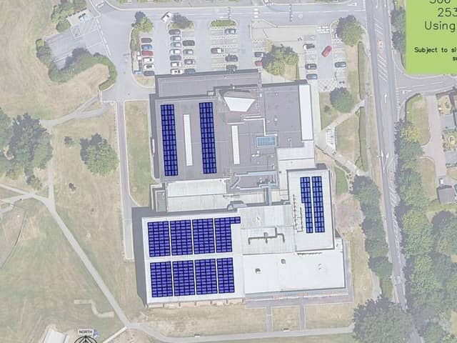 Proposal For Sitting Solar Panels On Roof Of Fareham Lesiue Centre C) Custom Solar