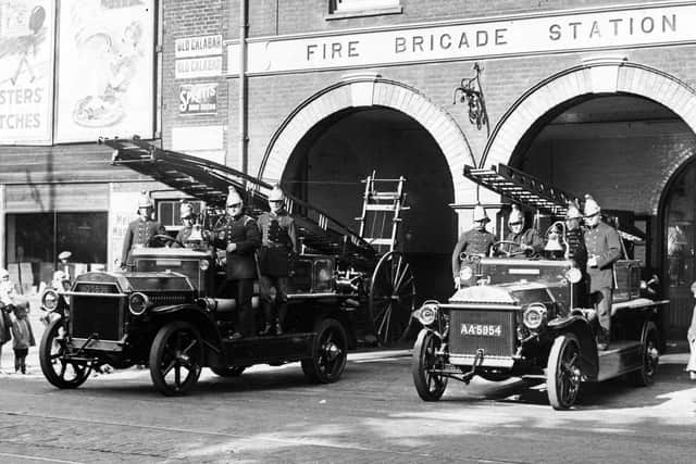 Gosport Fire Brigade outside their station in 1929. Picture: The News PP3314