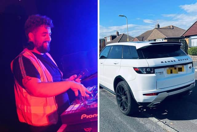 The popular Portsmouth DJ is calling on the public for help to catch the callous thieves that stole his Range Rover and son's Christmas presents. Picture: Sarah Standing/Liam Howes