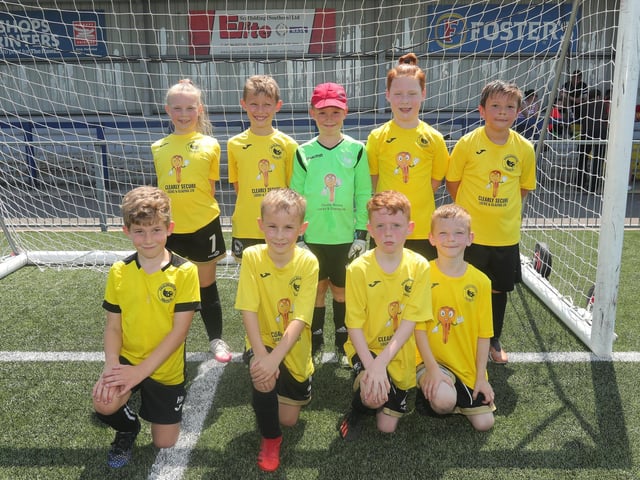 Paulsgrove Under-8s. Picture  by Dave Haines