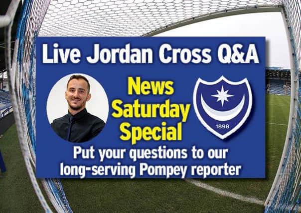 Join Pompey writer Jordan Cross for a Q&A session