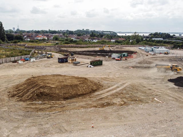 Ongoing work to decontaminate the site Picture: IslandCity.UK