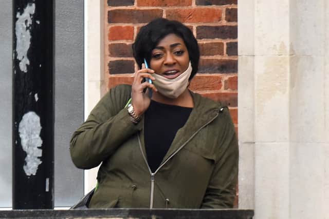 Rachel Dujon at Portsmouth Magistrates' Court today. Picture: Solent News & Photo Agency