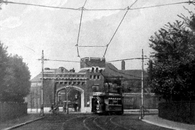 HMS Vernon main gate. A much changed view.I wonder if out of town visitors to Gunwharf once knew that it looked something like this.