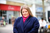 Police and Crime Commissioner Donna Jones pictured in Commercial Road, PortsmouthPicture: Sarah Standing (040324-5787)