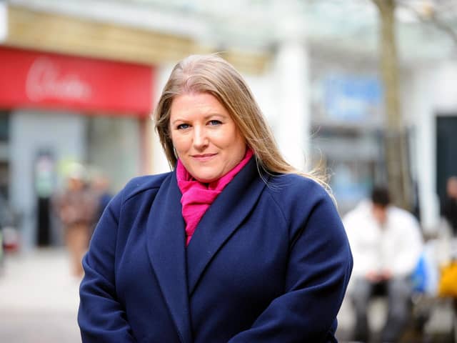 Police and Crime Commissioner Donna Jones pictured in Commercial Road, PortsmouthPicture: Sarah Standing (040324-5787)