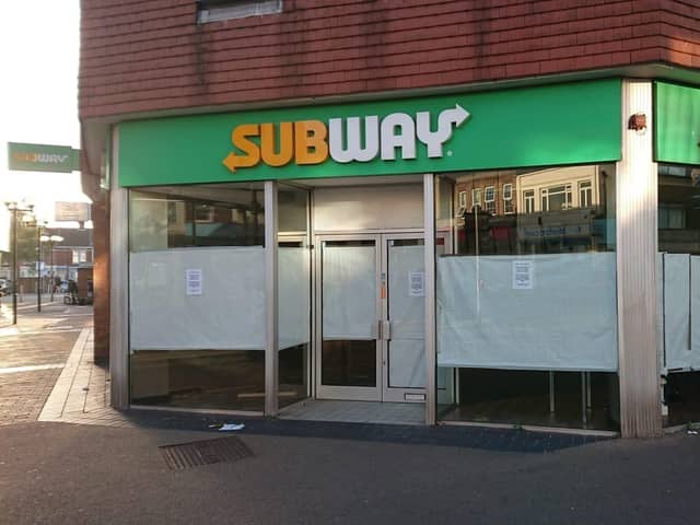 Subway in London Road, North End, has officially shut after the lease expired. A new McDonald's will be replacing it. Picture: The News.