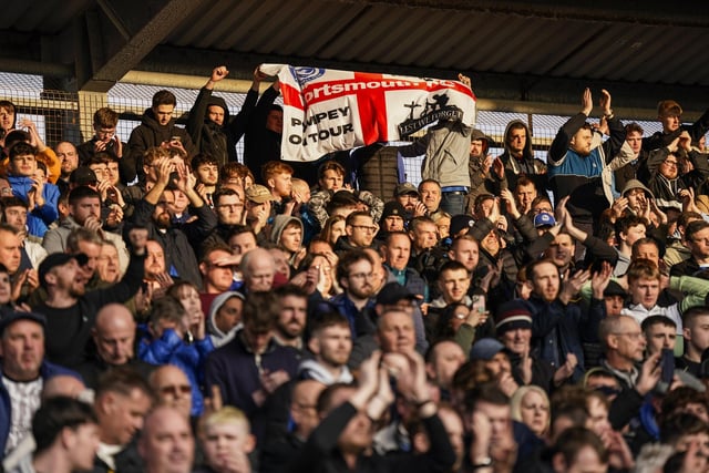 Pompey fans have just four more road trips to make this season