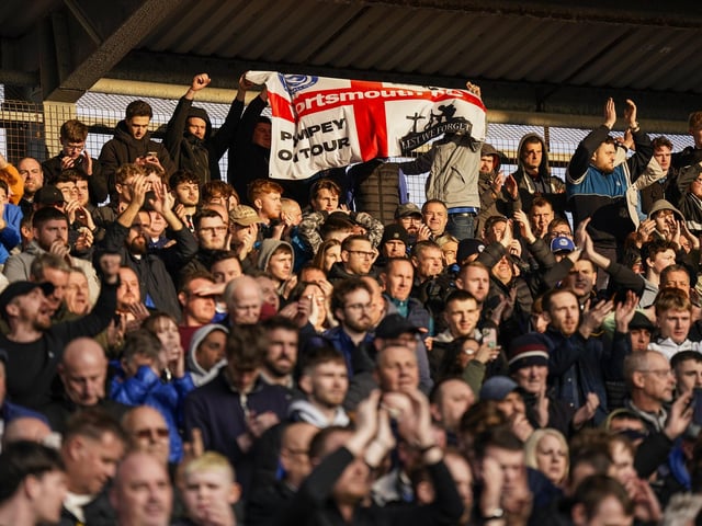 Pompey fans have just four more road trips to make this season