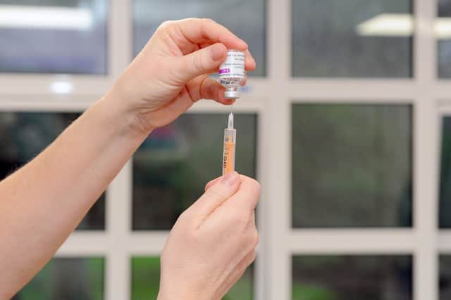 Some pharmacies are now offering walk-in vaccines.
Picture: Sarah Standing (010221-1969)