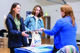 Prospective students at last year's St Vincent College open evening.